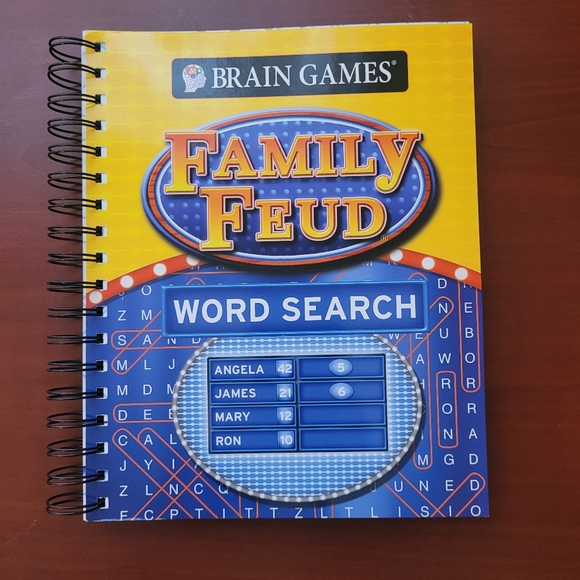 Brain Games Family Feud Word Search Spiral-bound Book Paperback Workbook Fun 90s - Picture 14 of 14
